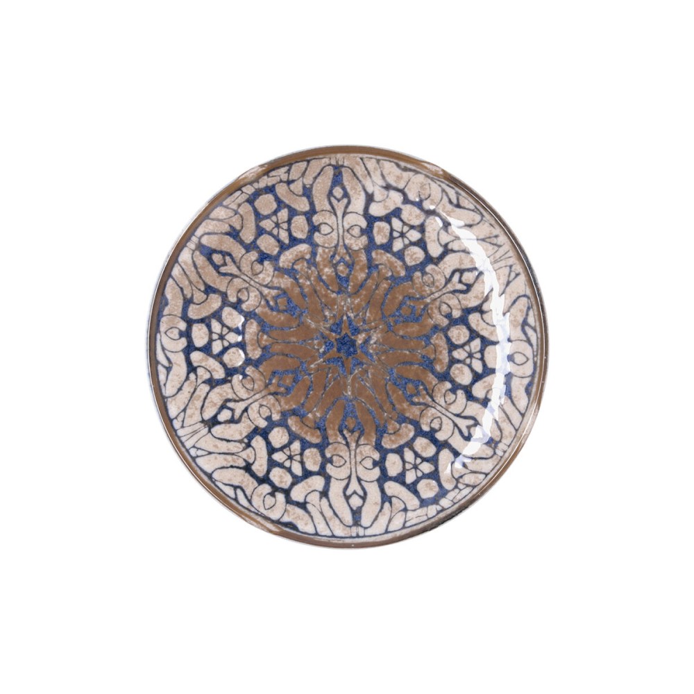 Dessert dish Bidasoa Deneb Hydrozero Brown Ceramic Ø 21 cm (6 Units)