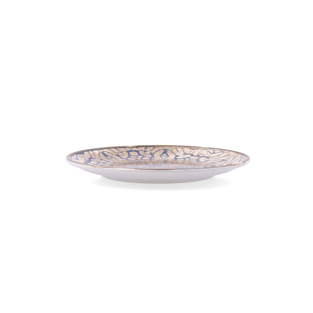 Dessert dish Bidasoa Deneb Hydrozero Brown Ceramic Ø 21 cm (6 Units)