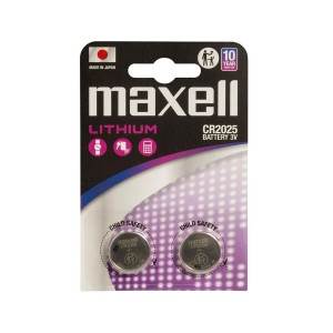 Lithium-Batterie Maxell CR2025 170 mAh 3 V (2 Stück)