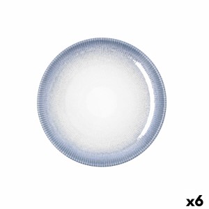 Dessert dish Bidasoa Lea Hydrozero White Ceramic Ø 21 cm (6 Units)