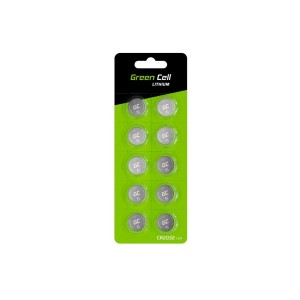 Lithium-Batterie Green Cell XCR01 220 mAh 3 V (10 Stück)