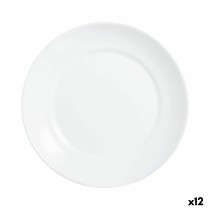 Dessertteller Luminarc Apy Weiß Glas Ø 18 cm (12 Stück)