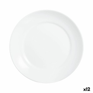 Dessertteller Luminarc Apy Weiß Glas Ø 18 cm (12 Stück)
