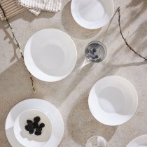 Dessertteller Luminarc Apy Weiß Glas Ø 18 cm (12 Stück)