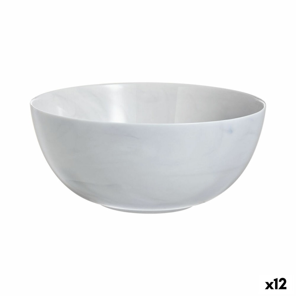 Salatschüssel Luminarc Diwali Granit Marb zweifarbig Glas Ø 21 cm (12 Stück)