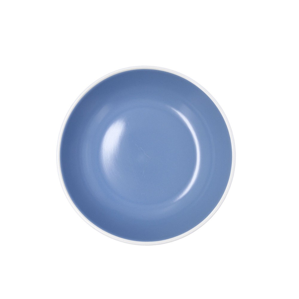 Deep Plate Bidasoa Moana Blue Ceramic Ø 20 cm (12 Units)