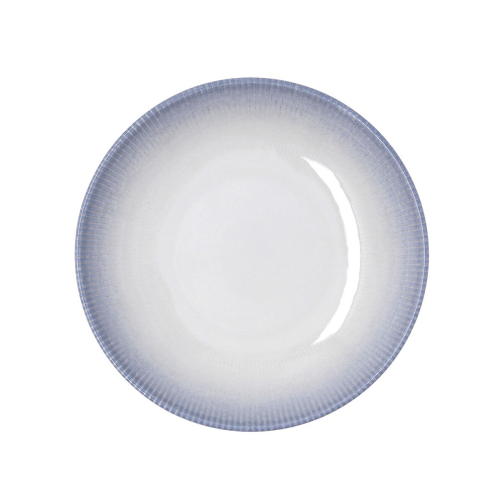 Deep Plate Bidasoa Lea Hydrozero White Ceramic Ø 23 cm (6 Units)
