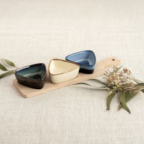 Appetizer Set Bidasoa Moana Multicolour Ceramic 34 x 9,5 x 4,5 cm 4 Pieces (12 Units)