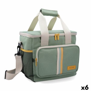 Sac Thermique Quid Sugar Vert 28 x 22 x 26 cm (6 Unités)
