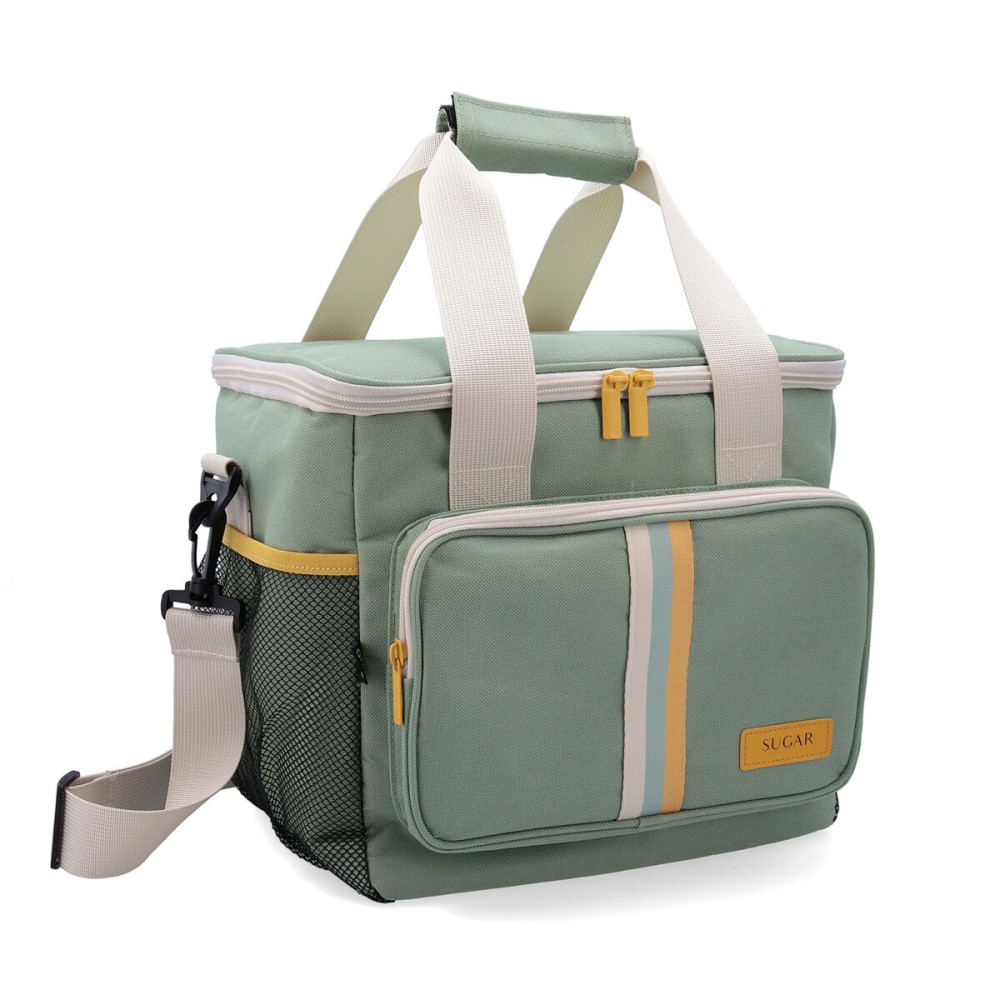 Cool Bag Quid Sugar Green 28 x 22 x 26 cm (6 Units)