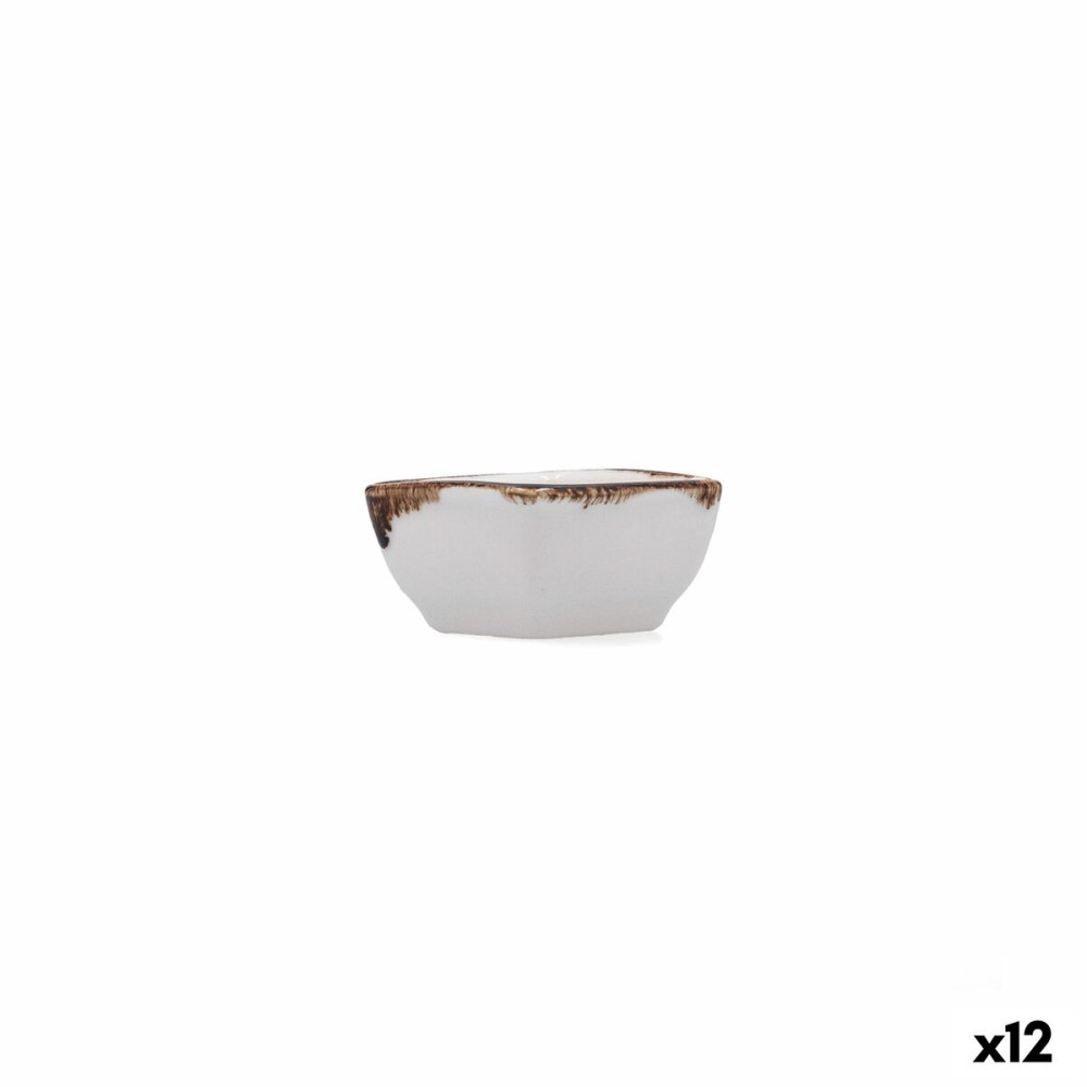 Snack Bowl Bidasoa Orion Hydrozero White Ceramic 8 x 8,5 cm (12 Units)