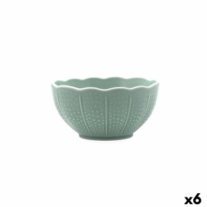 Schüssel für Vorspeisen Bidasoa Aura Stela grün aus Keramik 12 x 12 x 5 cm (6 Stück)