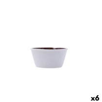 Schüssel für Vorspeisen Bidasoa Elite Braun aus Keramik 10,5 X 5,5 CM (6 Stück)