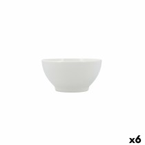 Snack Bowl Bidasoa Serenity Hydrozero White Ceramic (6 Units)