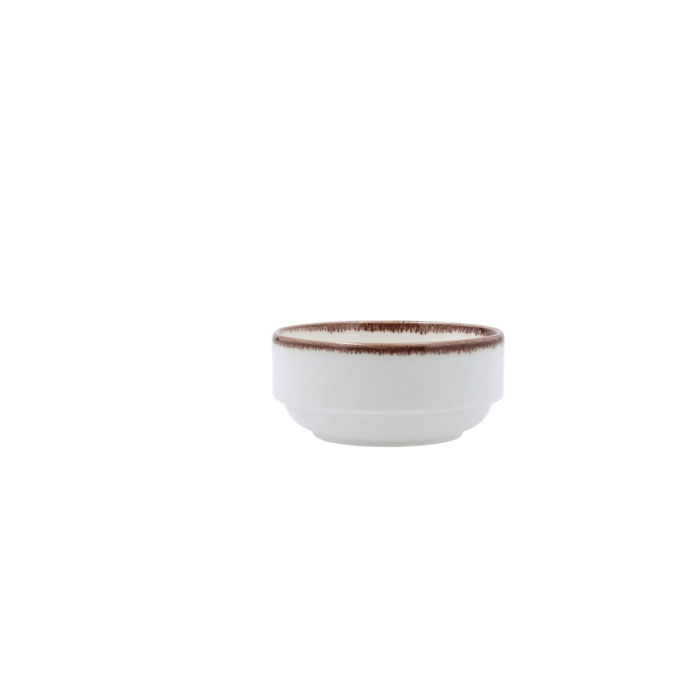 Snack Bowl Bidasoa Orion Hydrozero White Ceramic (6 Units)