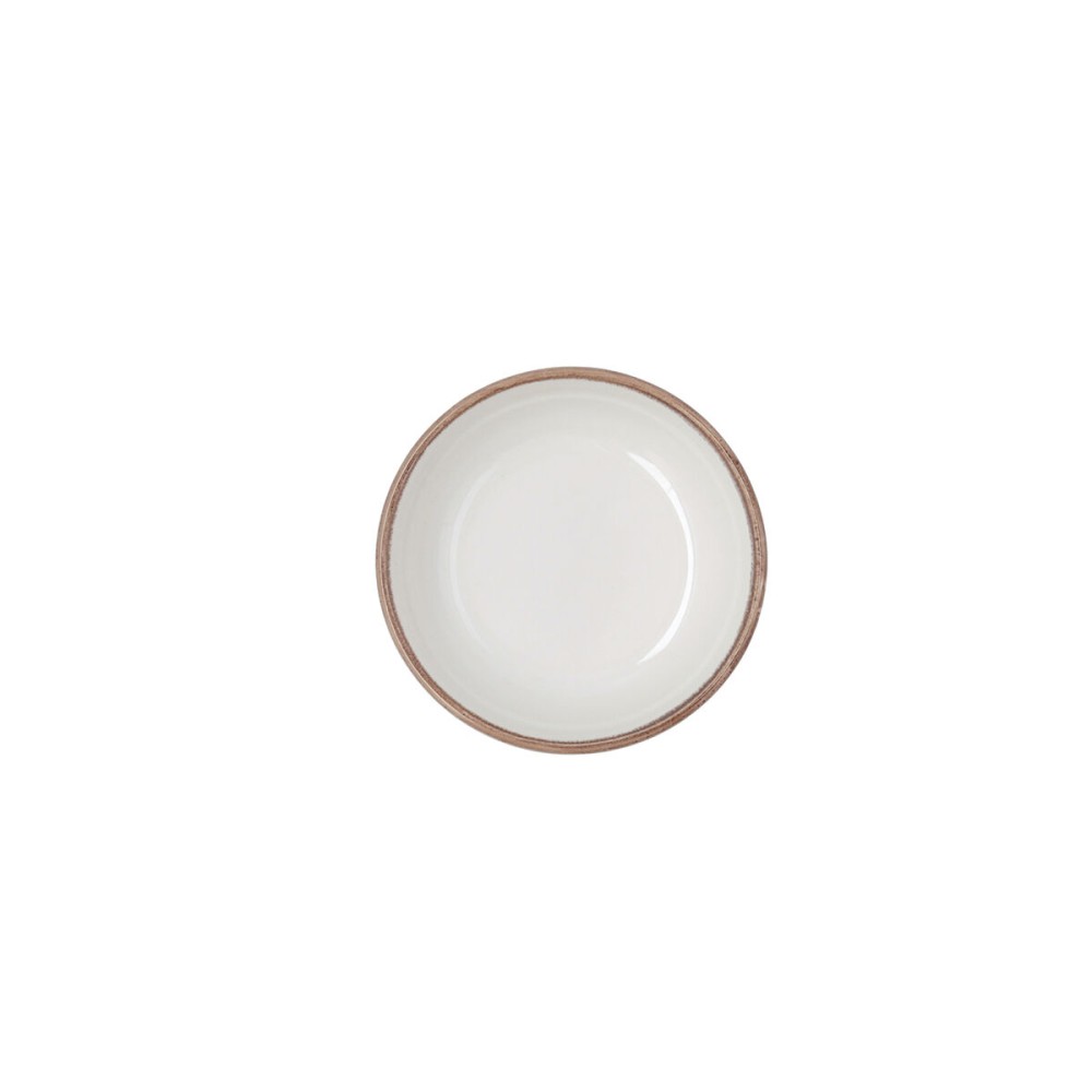 Snack Bowl Bidasoa Orion Hydrozero White Ceramic (6 Units)