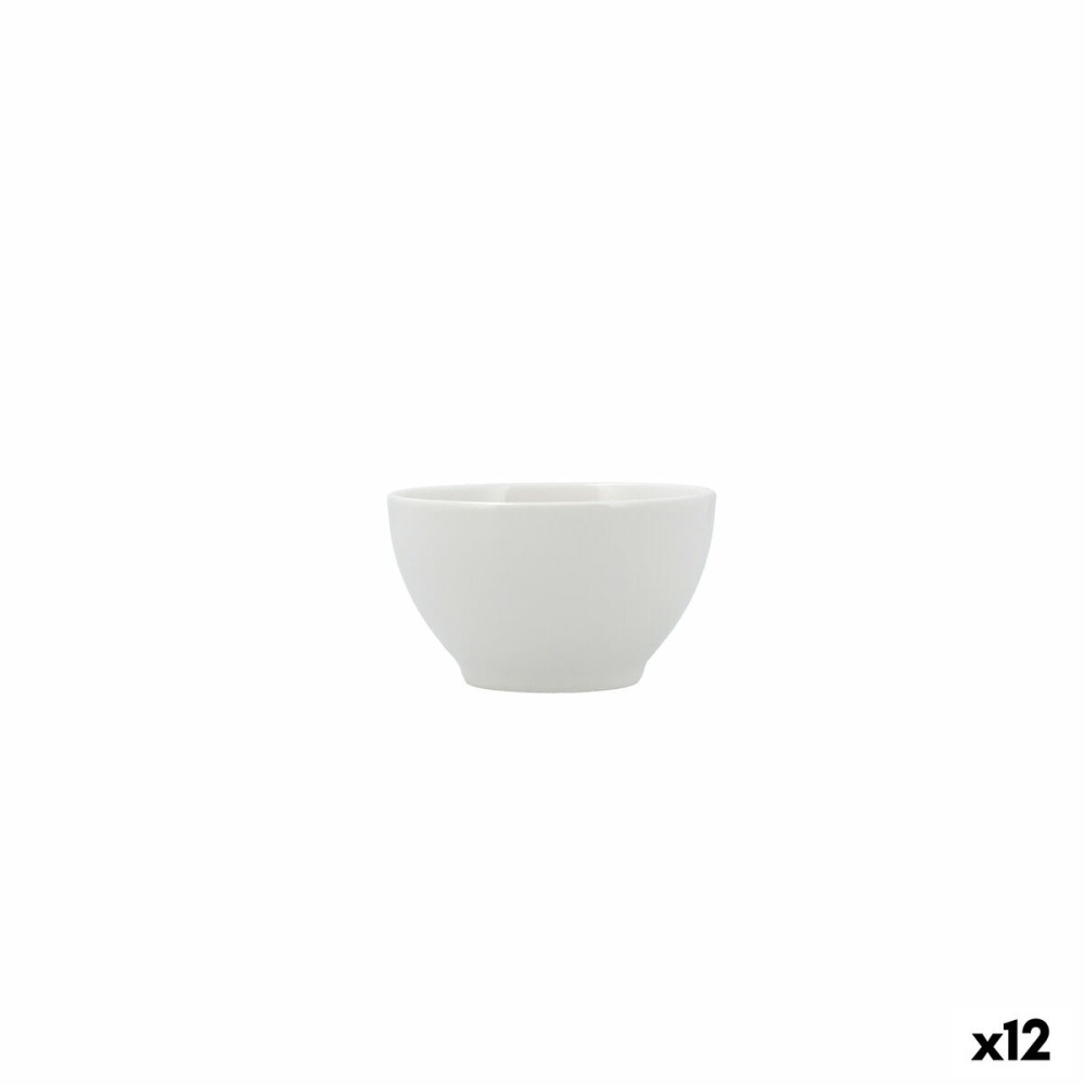 Schüssel für Vorspeisen Bidasoa Serenity Hydrozero Weiß aus Keramik (12 Stück)