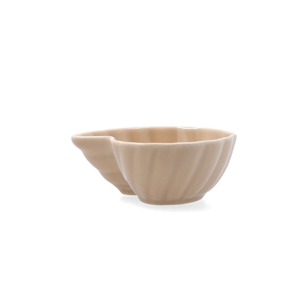 Schüssel für Vorspeisen Bidasoa Aura Stela Beige aus Keramik 12,5 x 11,5 x 5 cm (6 Stück)