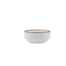 Snack Bowl Bidasoa Orion Hydrozero White Ceramic (6 Units)