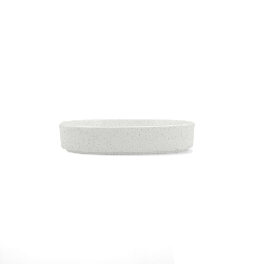 Snack Bowl Bidasoa Elite White Ceramic 18 x 18 x 3,5 cm (8 Units)
