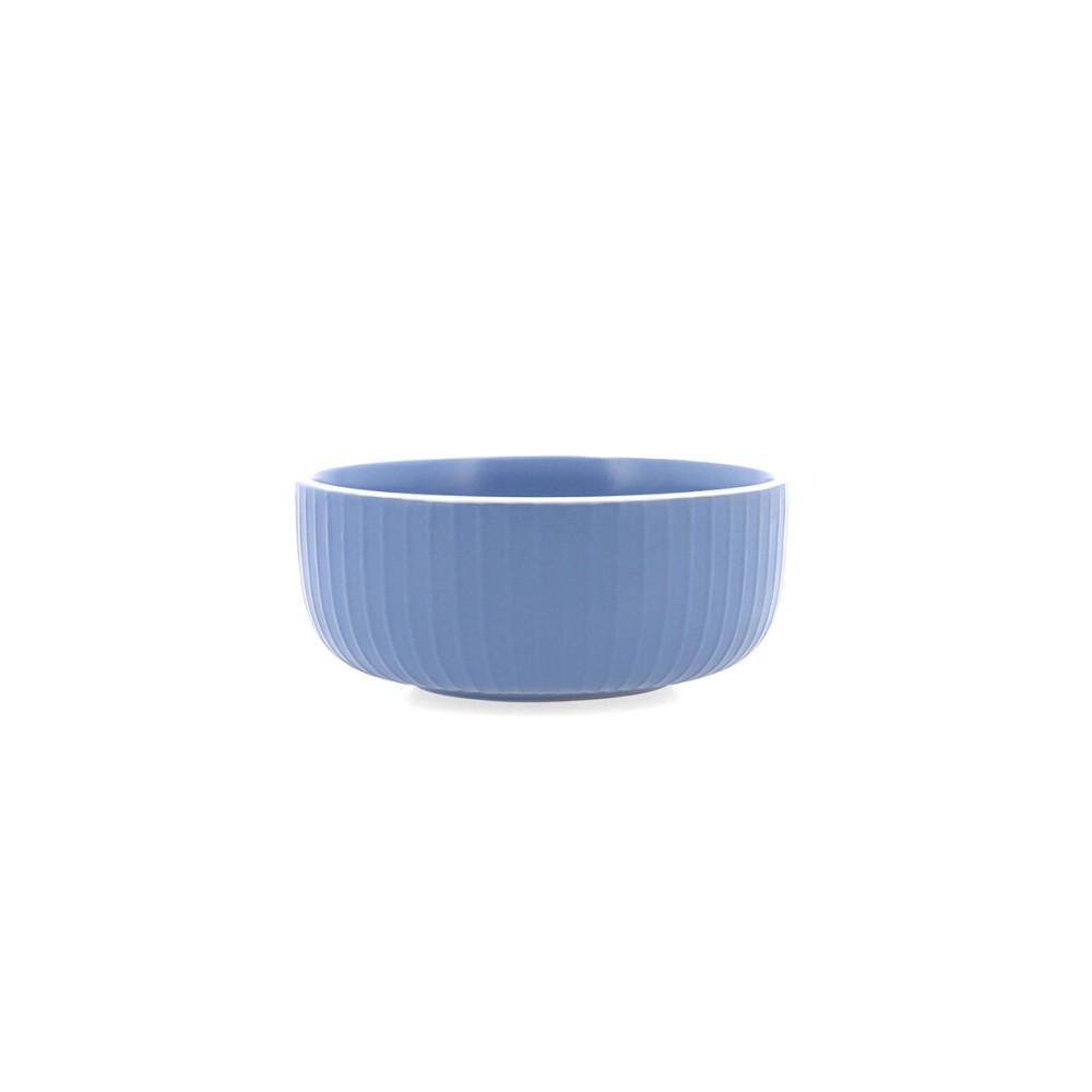 Snack Bowl Bidasoa Moana Blue Ceramic (12 Units)