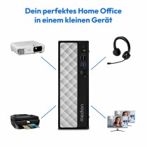 PC de bureau Medion 10025295 Intel Core i7-12650H 16 GB RAM 32 GB RAM 1 TB 1 TB SSD