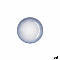 Teller Bidasoa Lea Hydrozero Weiß aus Keramik Ø 15 cm Brot (6 Stück)