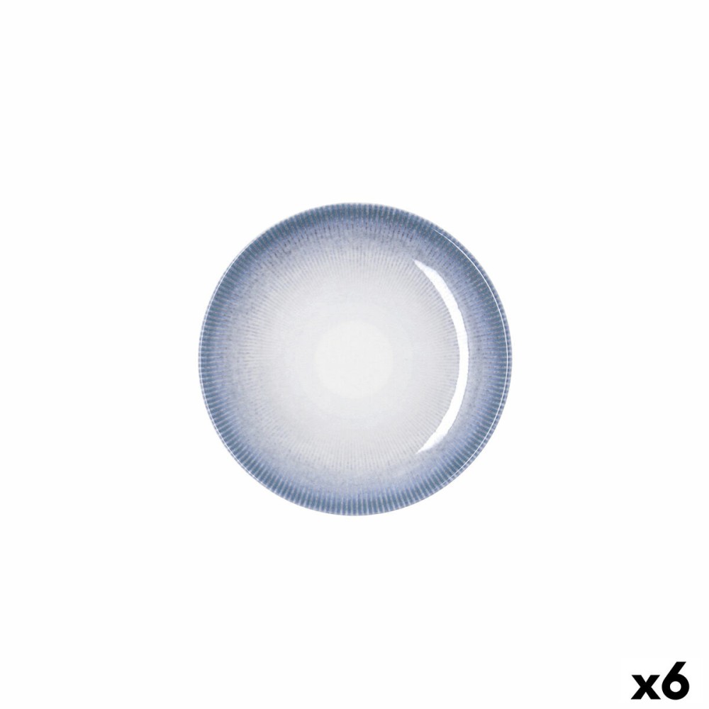 Assiette Bidasoa Lea Hydrozero Blanc Céramique Ø 15 cm Pain (6 Unités)