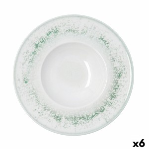 Assiette à pâtes Bidasoa Kai Hydrozero Blanc Céramique Ø 26 cm (6 Unités)
