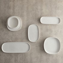 Assiette plate Bidasoa Elite Blanc Céramique 16,5 x 16,5 x 1,7 cm (8 Unités)