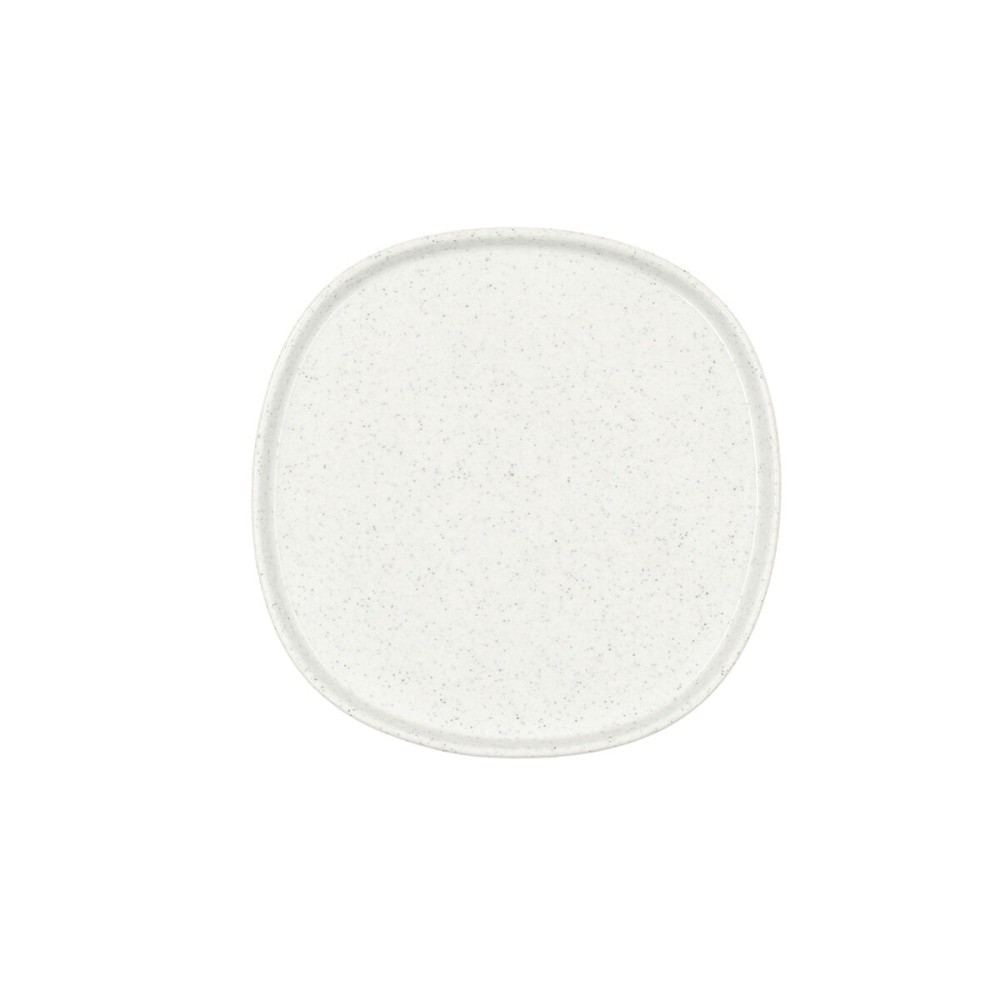 Flat Plate Bidasoa Elite White Ceramic 16,5 x 16,5 x 1,7 cm (8 Units)