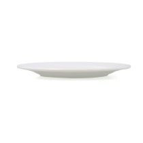 Flat Plate Bidasoa Serenity Hydrozero White Ceramic Ø 30 cm (6 Units)
