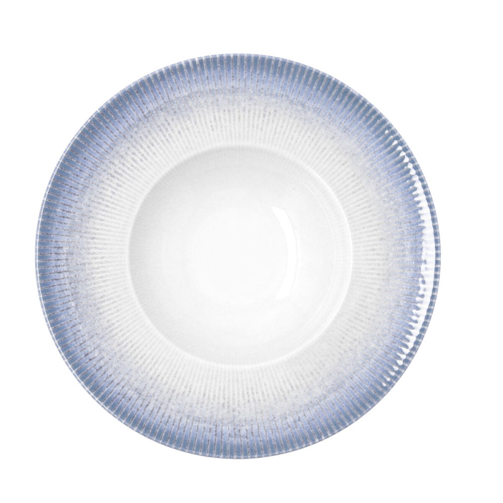 Pasta Dish Bidasoa Lea Hydrozero White Ceramic Ø 26 cm (6 Units)