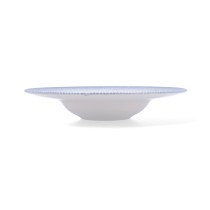 Pasta Dish Bidasoa Lea Hydrozero White Ceramic Ø 26 cm (6 Units)