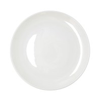 Flat Plate Bidasoa Harmony Hydrozero White Ceramic Ø 27 cm (6 Units)