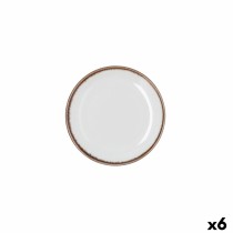 Plate Bidasoa Orion Hydrozero White Ceramic Ø 15 cm Bread (6 Units)