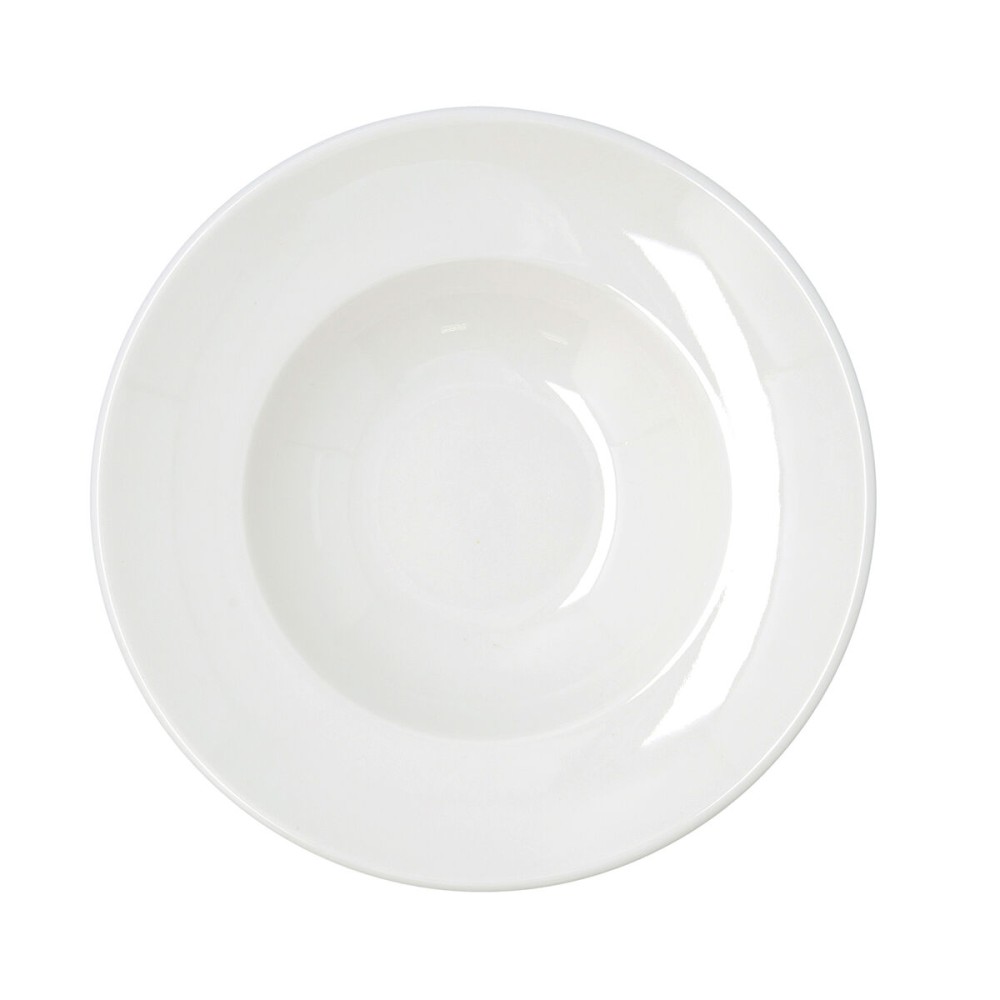 Pasta Dish Bidasoa Harmony Hydrozero White Ceramic Ø 27 cm (6 Units)