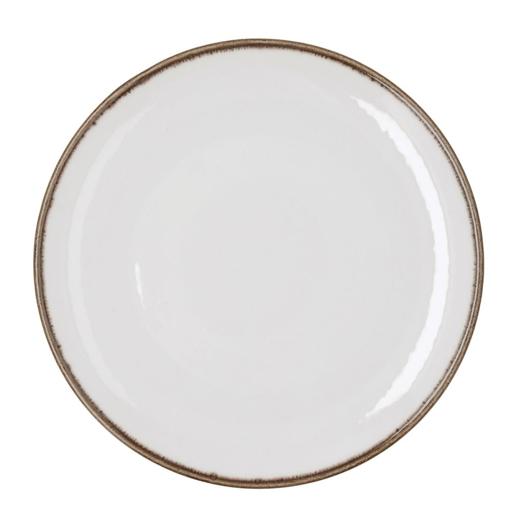Pizza Plate Bidasoa Orion Hydrozero White Ceramic Ø 30 cm (6 Units)