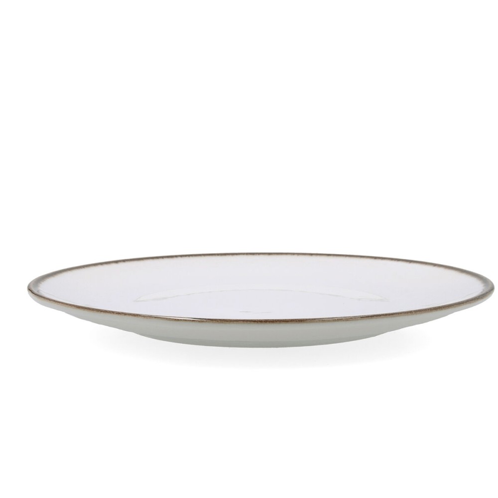 Pizza Plate Bidasoa Orion Hydrozero White Ceramic Ø 30 cm (6 Units)