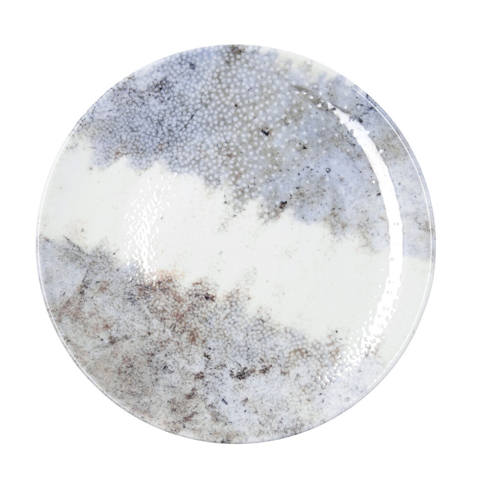 Pizza Plate Bidasoa Polaris Hydrozero Beige Ceramic Ø 30 cm (6 Units)