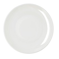 Flat Plate Bidasoa Harmony Hydrozero White Ceramic Ø 30 cm (6 Units)