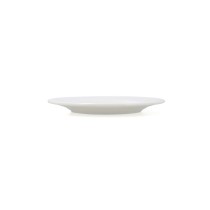 Flat Plate Bidasoa Serenity Hydrozero White Ceramic Ø 21 cm (6 Units)