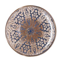 Pizza Plate Bidasoa Deneb Hydrozero Brown Ceramic Ø 30 cm (6 Units)