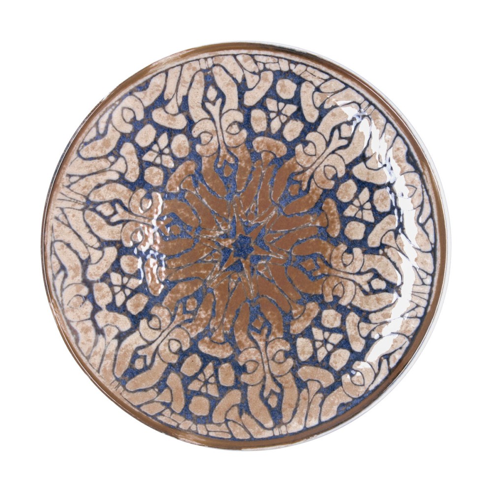 Pizza Plate Bidasoa Deneb Hydrozero Brown Ceramic Ø 30 cm (6 Units)