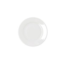 Flat Plate Bidasoa Serenity Hydrozero White Ceramic Ø 17 cm (6 Units)