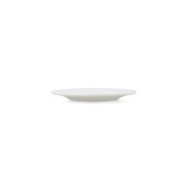 Flat Plate Bidasoa Serenity Hydrozero White Ceramic Ø 17 cm (6 Units)