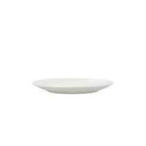 Flat Plate Bidasoa Harmony Hydrozero White Ceramic Ø 19 cm (6 Units)