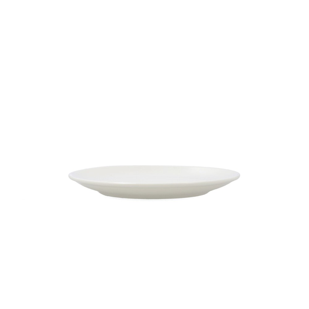 Flat Plate Bidasoa Harmony Hydrozero White Ceramic Ø 19 cm (6 Units)