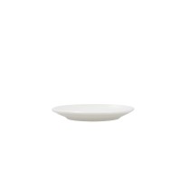 Flat Plate Bidasoa Harmony Hydrozero White Ceramic Ø 15 cm (6 Units)