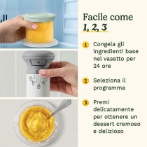 Sorbetière Cuisinart ICEFD10E Blanc Plastique 1 L 3,3 L 1L